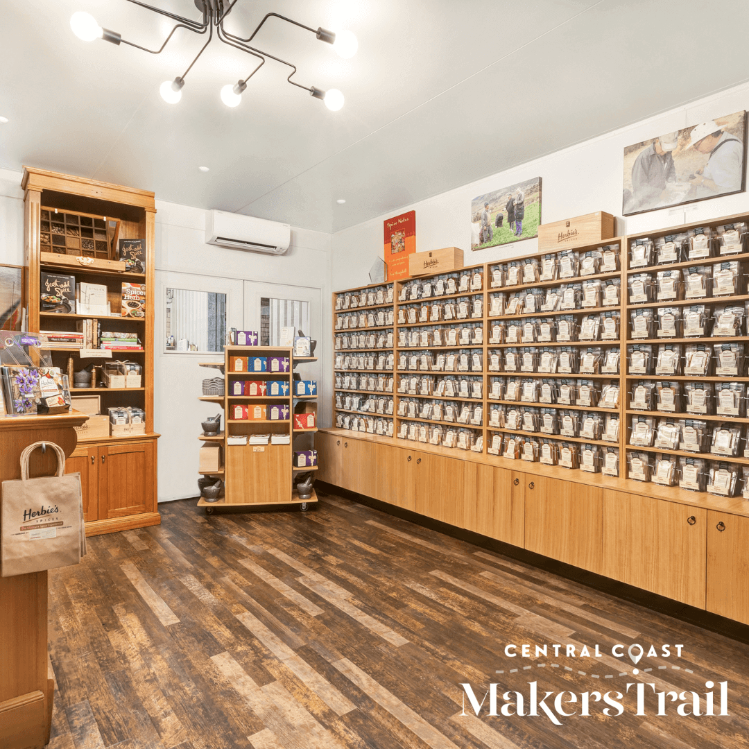 Herbie's Spices shop.