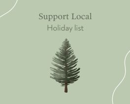 Happy holidays fur tree illustration