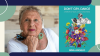 On the left is an image of the author Nina Angelo and on the left is the cover of her book 'Don't Cry, Dance.'